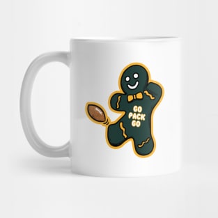 Green Bay Packers Gingerbread Man Mug